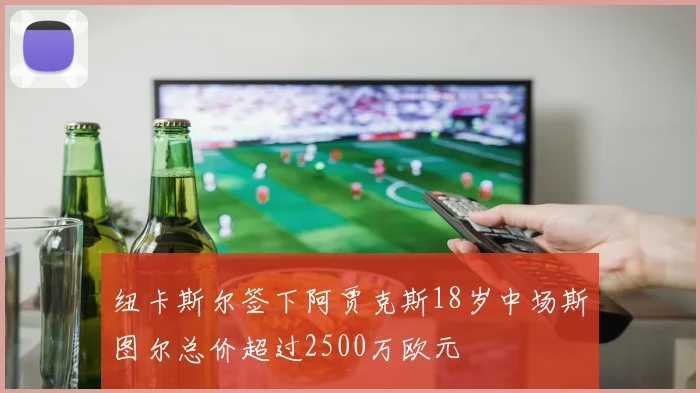 纽卡斯尔签下阿贾克斯18岁中场斯图尔总价超过2500万欧元